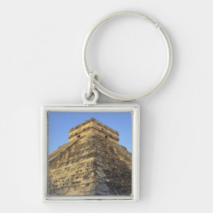 Kukulcan Temple or Castillo Castle) in Keychain