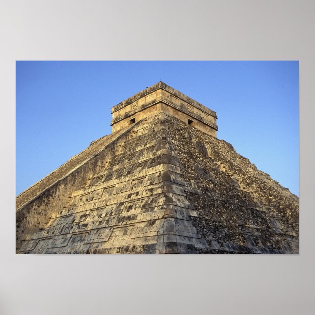 Kukulcan Temple or Castillo Castle) in Poster (Front)