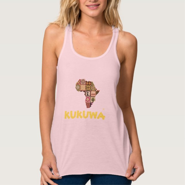 Kukuwa® Slim Fit Racerback Tank Top (Front)