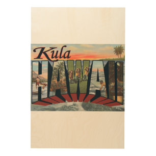 Kula, HawaiiLarge Letter ScenesKula, HI Wood Wall Decor