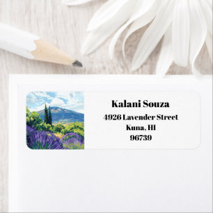 Kula Maui Haleakala Hawaii Return Address Label