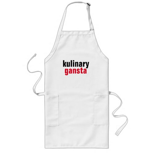 kulinary gangsta funny apron summer bbq grilling
