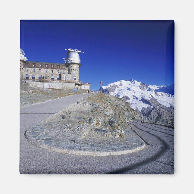 Kulm hotel and trail, Gornergrat, Zermatt, Magnet (Front)