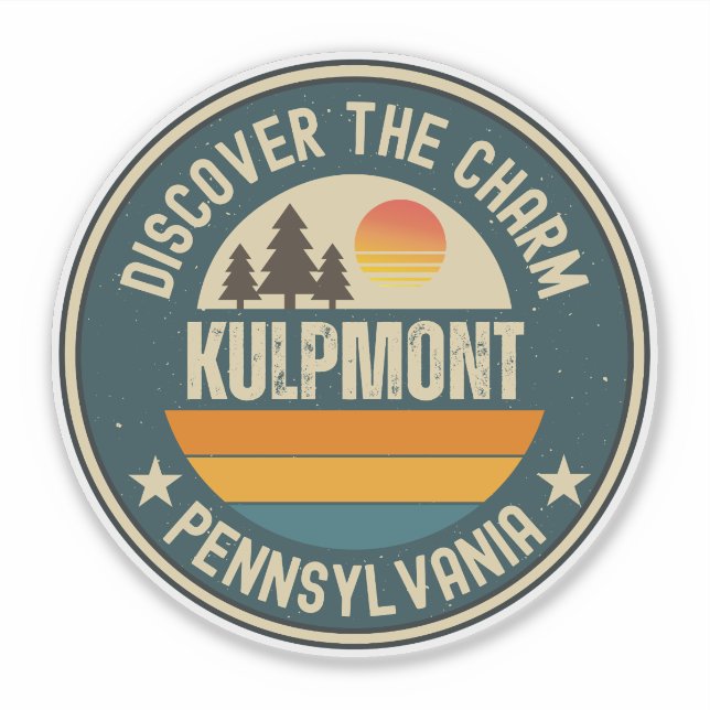 Kulpmont, Pennsylvania Sticker (Front)
