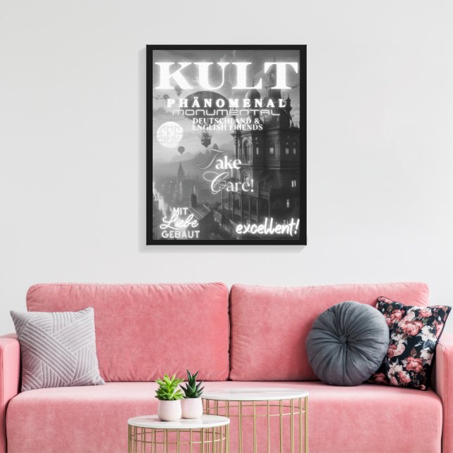 KULT PHÄNOMENAL MONUMENTAL CANVAS PRINT (Insitu(LivingRoom))