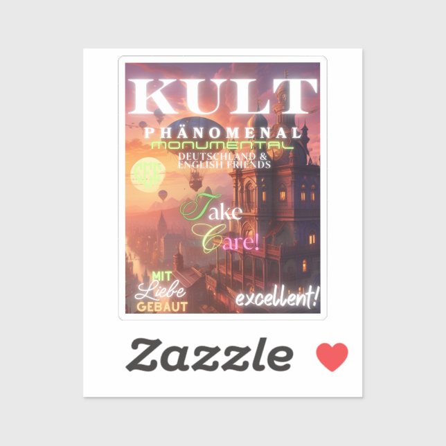 KULT PHÄNOMENAL MONUMENTAL STICKER (Sheet)