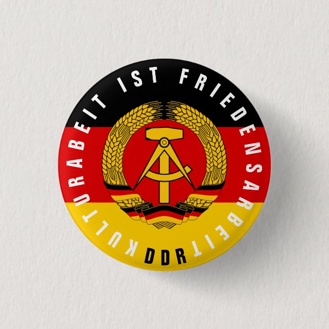 Kulturabeit ist Friedensarbeit Button (Front)