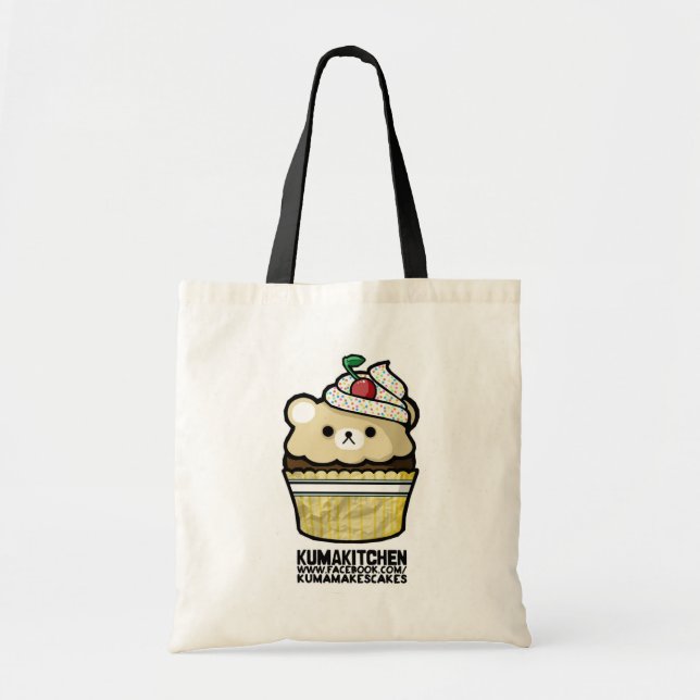 Kuma Kitchen Cupcake Tote in Yellow Colourway Bag (Front)
