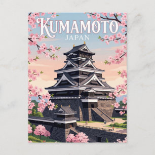 Kumamoto Castle Japan Postcard