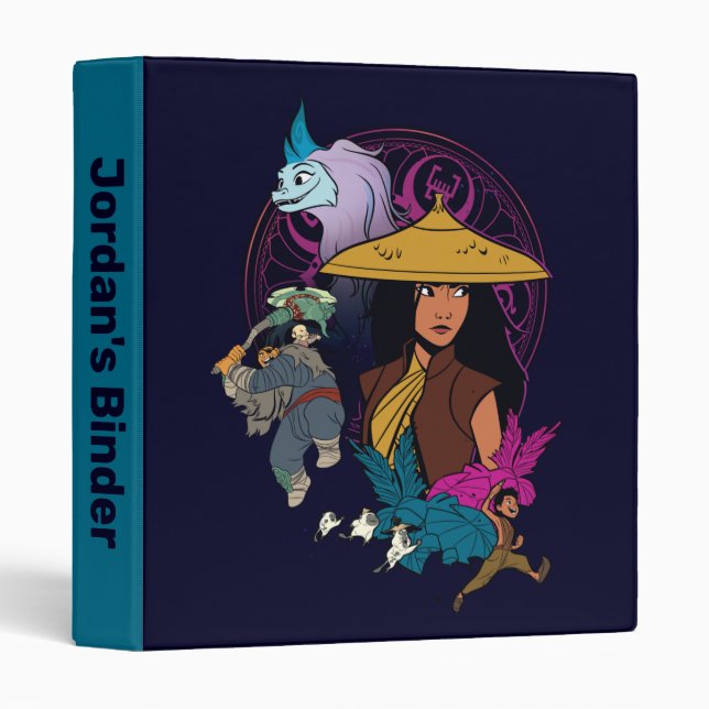 Kumandran Group Icon Badge 3 Ring Binder (Front/Spine)