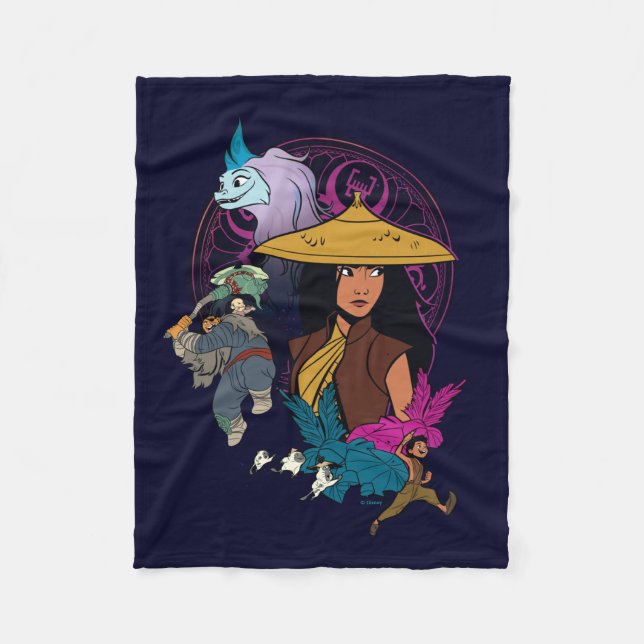 Kumandran Group Icon Badge Fleece Blanket (Front)