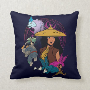 Kumandran Group Icon Badge Throw Pillow