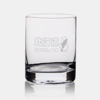 kumapen Hokkaido Rocks Glass