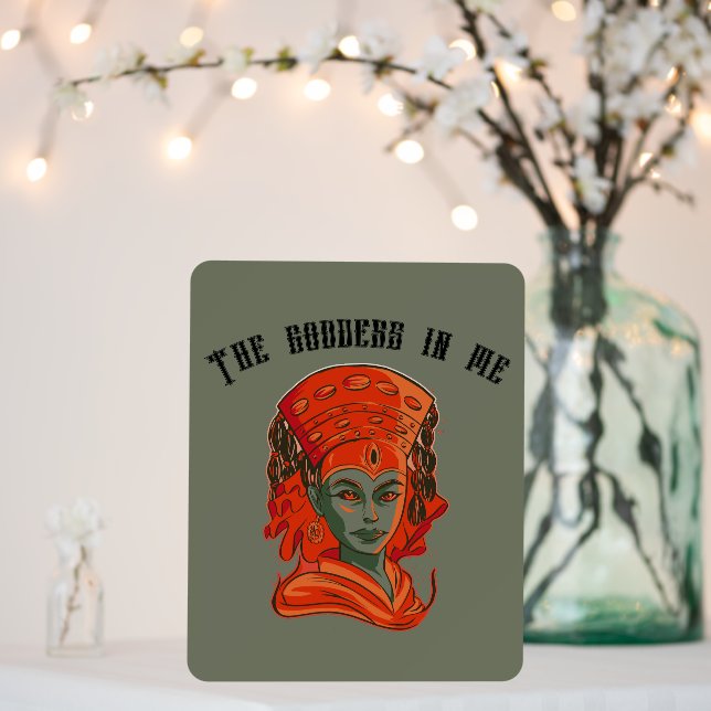 Kumari – Divine Feminine Goddess Art Foam Board (In Situ (Wedding))