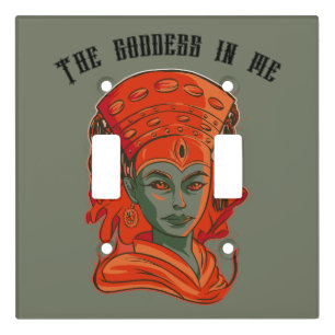 Kumari – Divine Feminine Goddess Art Light Switch Cover