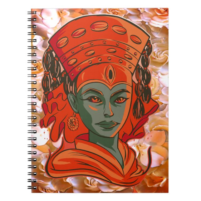 Kumari – Divine Feminine Goddess Art Notebook (Front)