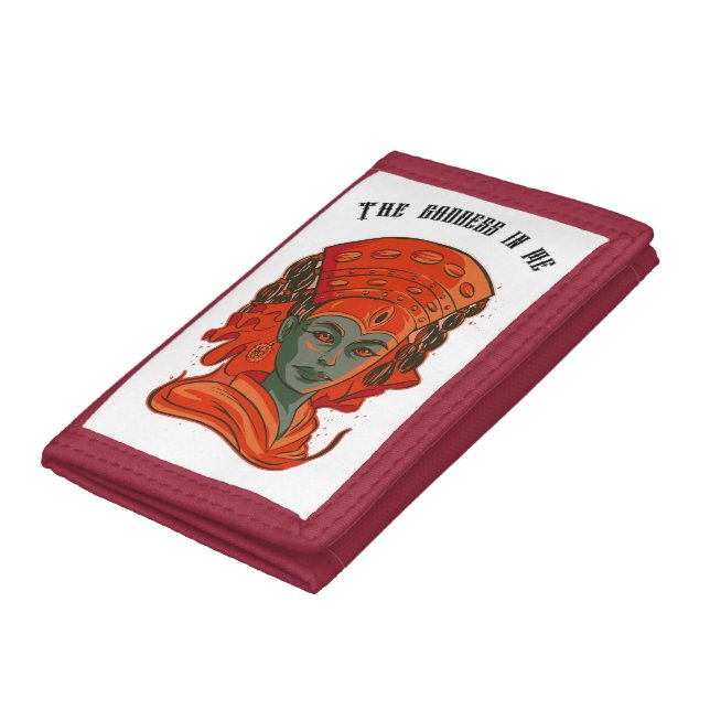Kumari – Divine Feminine Goddess Art Trifold Wallet (Bottom)