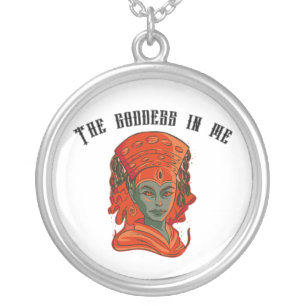  Kumari - The goddess in me    Silver Plated Necklace