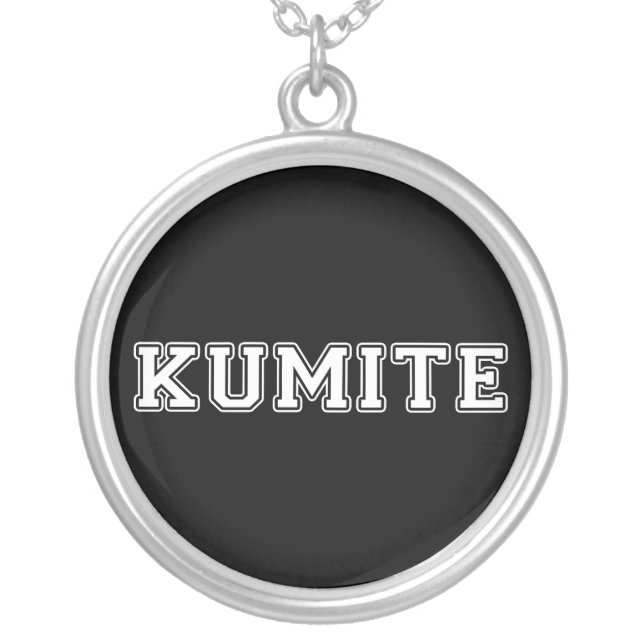 Kumite Silver Plated Necklace (Front)