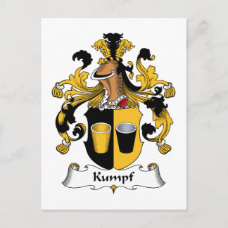 Kumpf Family Crest Postcard