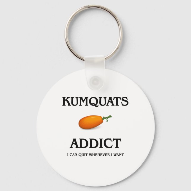 Kumquats Addict Keychain (Front)