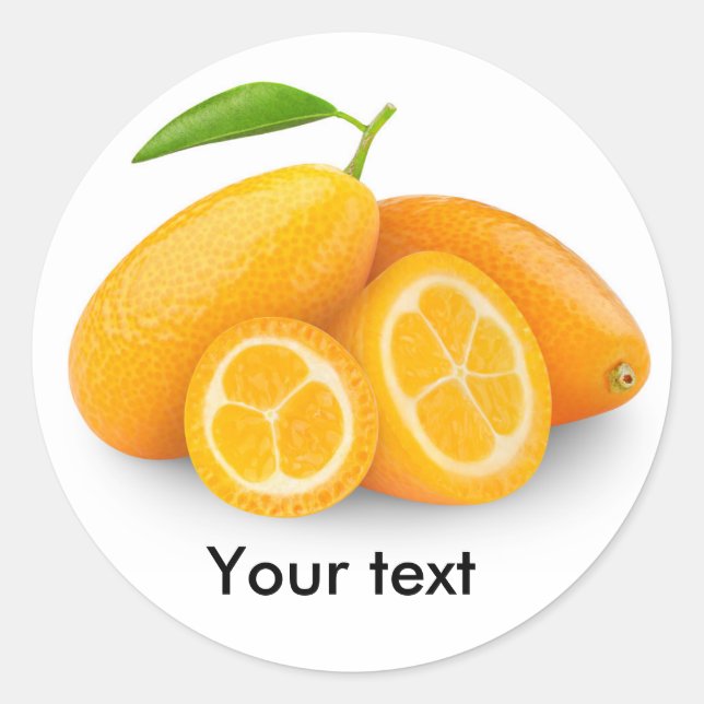 Kumquats Classic Round Sticker (Front)