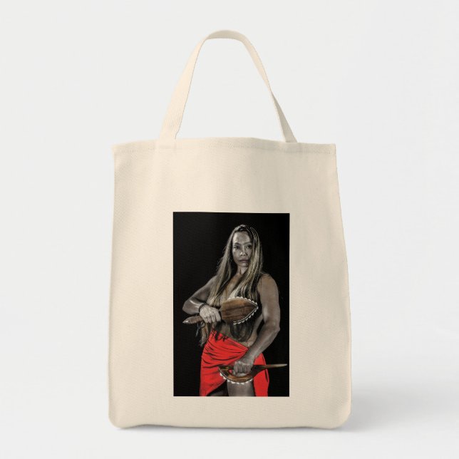 Kumu Manu with the Leiomanō & Ku'eku'e Tote Bag (Front)