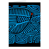 Kuna Indian Blue Bird (Front)