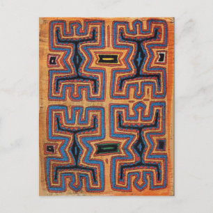 Kuna Indian Canoe Spirits Postcard