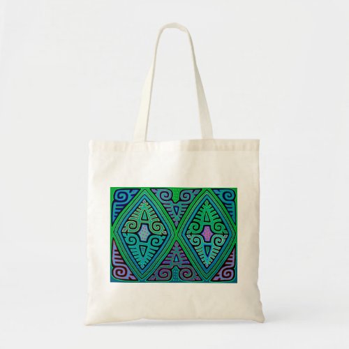 Kuna Indian Diamond Mola Tote Bag