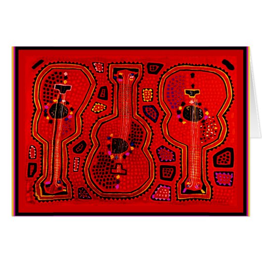 Kuna Indian Guitars (Front Horizontal)