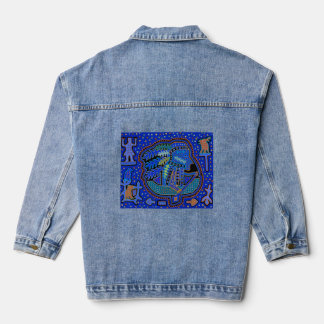 Kuna Indian in Canoe Denim Jacket