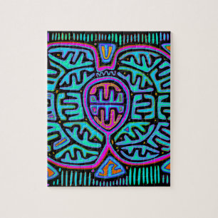 Kuna Indian Mariposa Jigsaw Puzzle