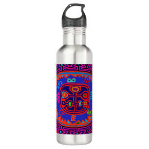 Kuna Indian Mola Compass Stainless Steel Water Bottle