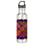 Kuna Indian Mola Flora Stainless Steel Water Bottle