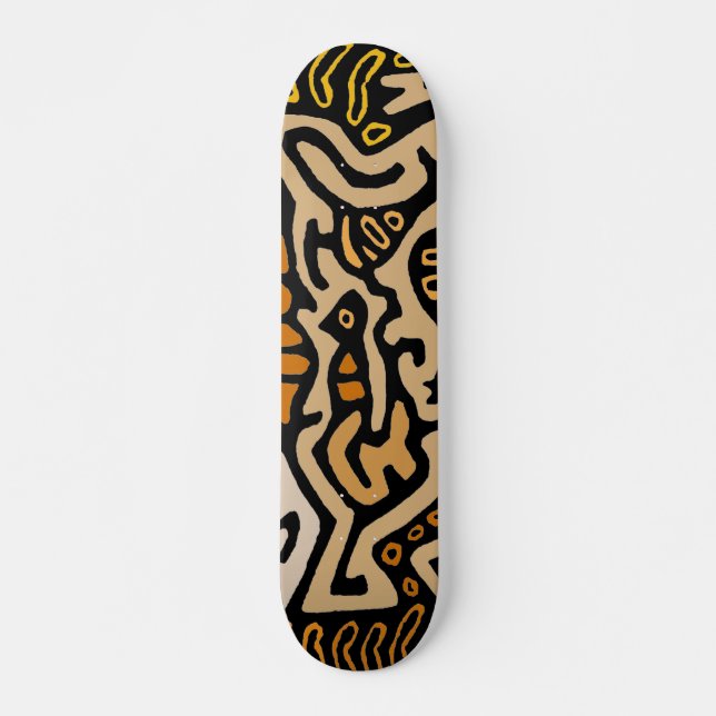 Kuna Indian Skateboard Deck (Front)