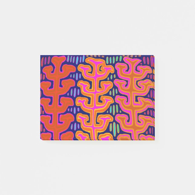 Kuna Indian Trees Post-it Notes (Front)