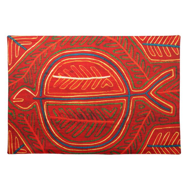 Kuna Mola Stingray Placemat (Front)