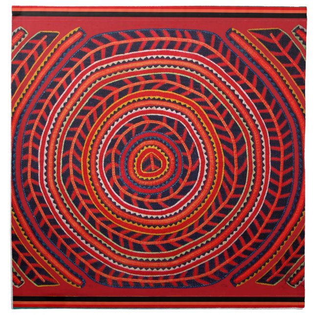 Kuna Tribal Universal Sun Napkin (Front)