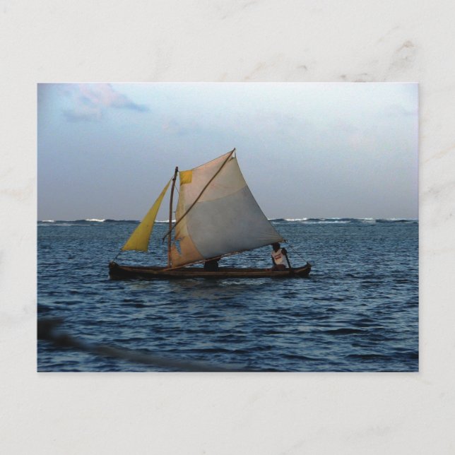 Kuna Ulu, Yansaladup Island, Panama Postcard (Front)