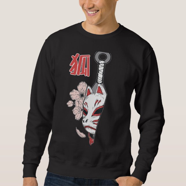 Kunai Kitsune Mask Sweatshirt (Front)