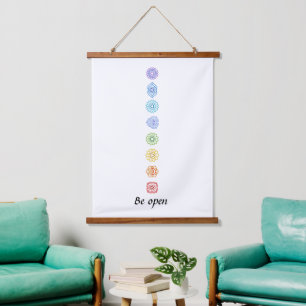 Kundalini Yoga Chakras Be Open Hanging Tapestry