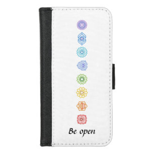 Kundalini Yoga Chakras Be Open iPhone 8/7 Wallet Case