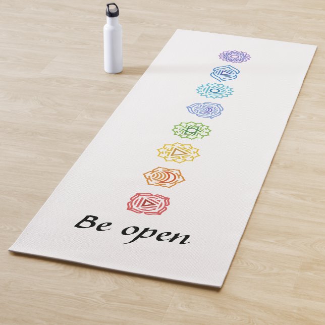 Kundalini Yoga Chakras Be Open Yoga Mat (In Situ)