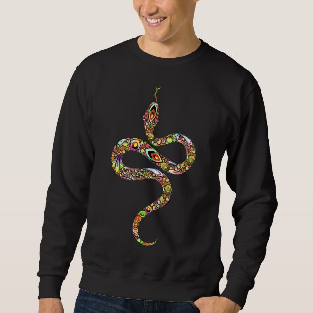 Kundalini Yoga  Sat Nam  Kundalini Snake Sweatshirt (Front)