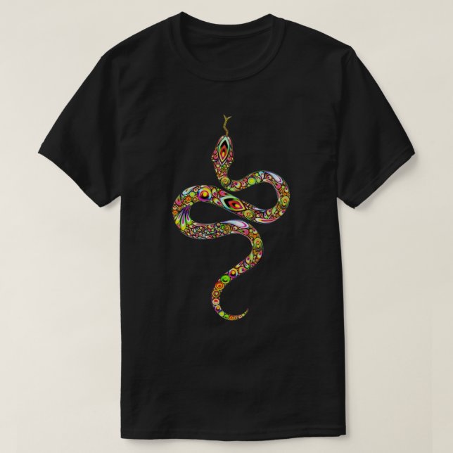 Kundalini Yoga Sat Nam Kundalini Snake T-Shirt (Design Front)