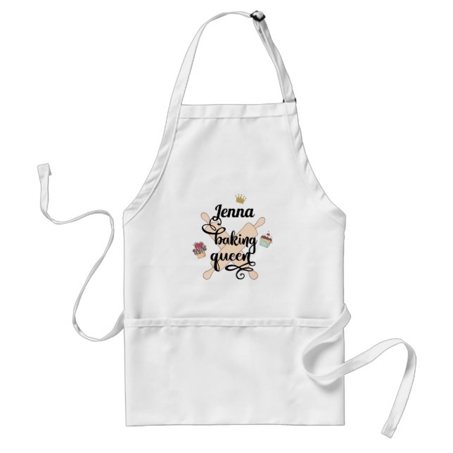 Kundenspezifisch Baking Queen Adult Apron (Front)