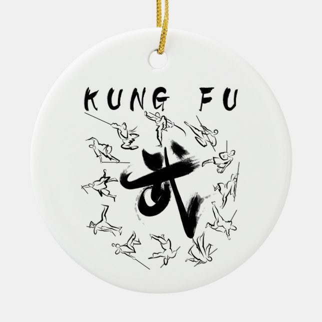 kung fu (功夫) ceramic ornament (Front)