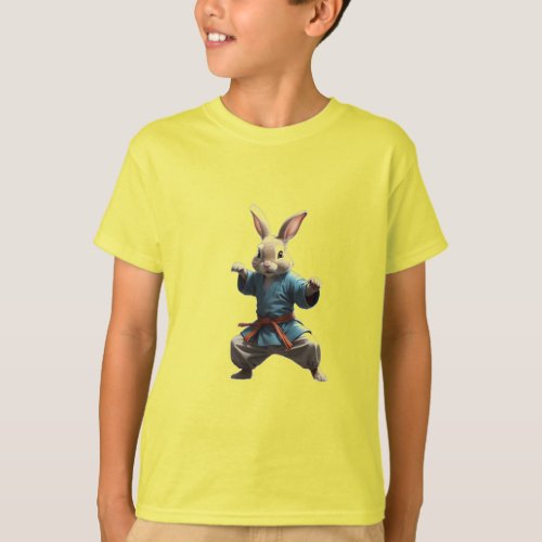 Kung_Fu Bunny Adventure Kids T_Shirt T_Shirt