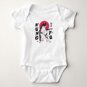 Kung Fu Cat Baby Bodysuit